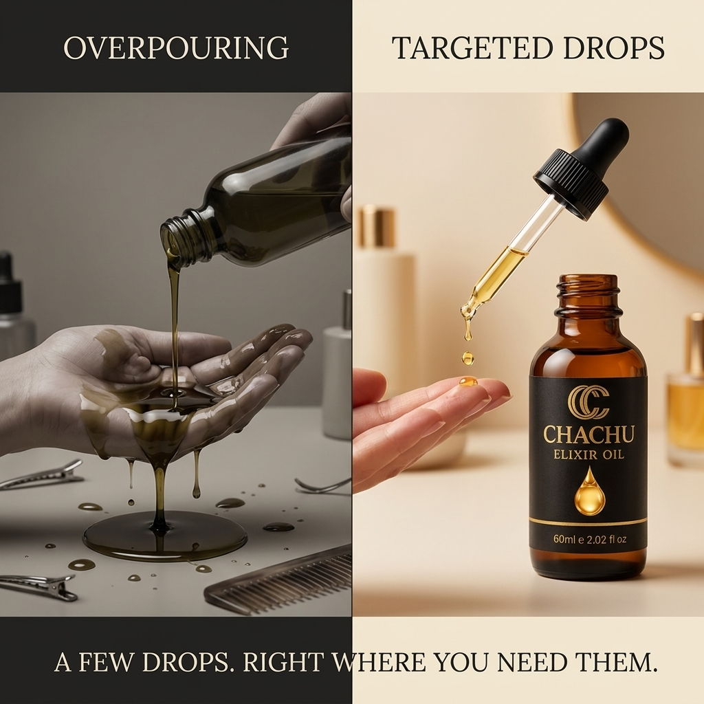 Chachu Elixir Oil: keep your length