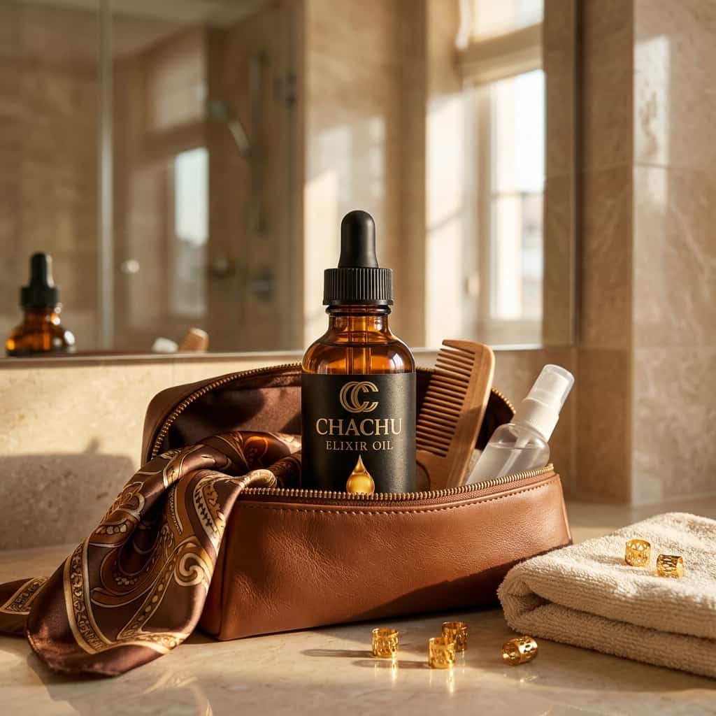Chachu Elixir Oil: keep your length