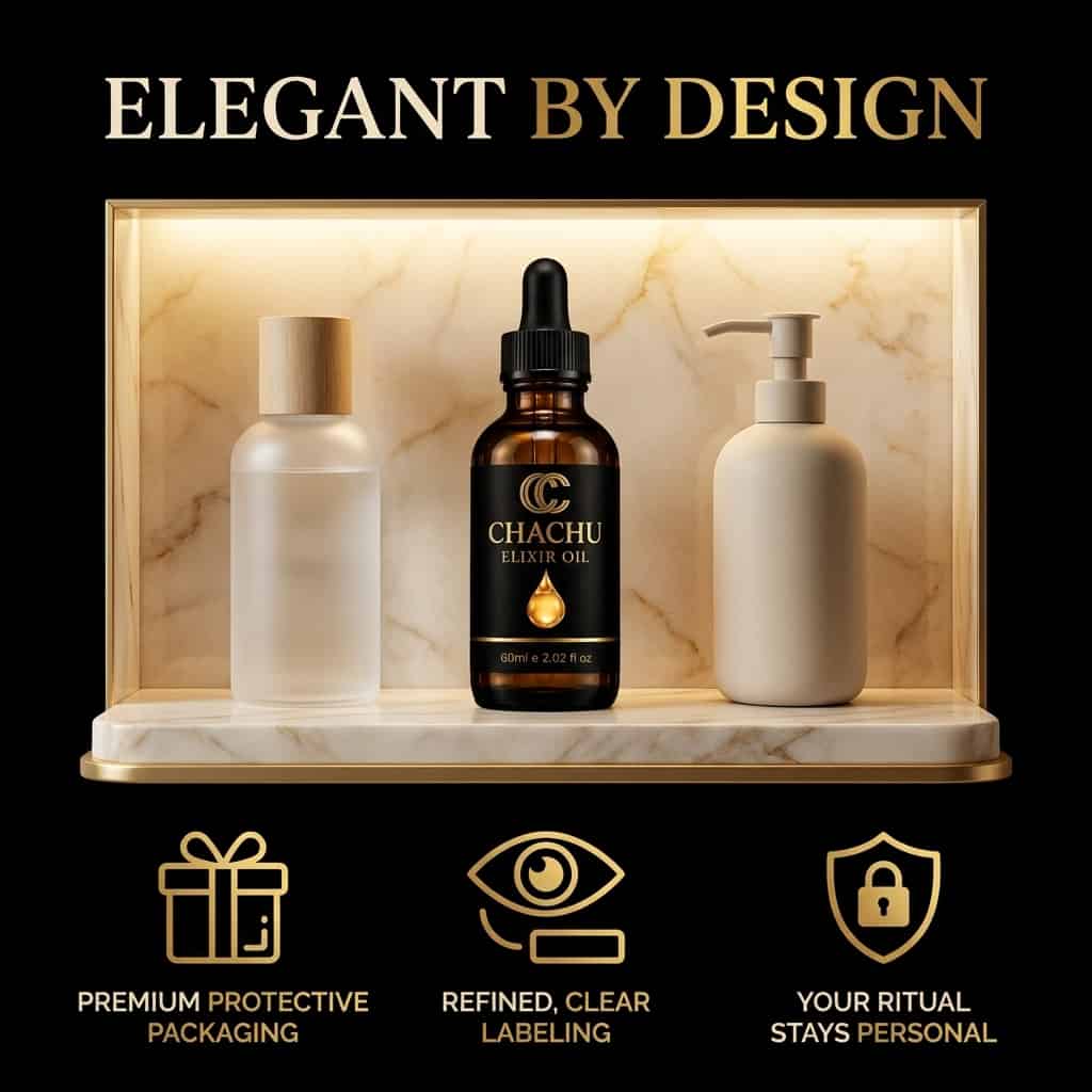 Chachu Elixir Oil: keep your length